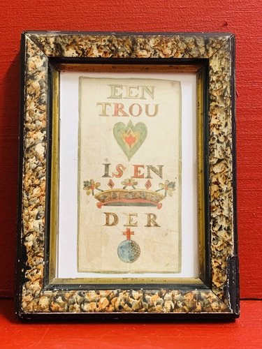 21-215 Fraktur with a religious message