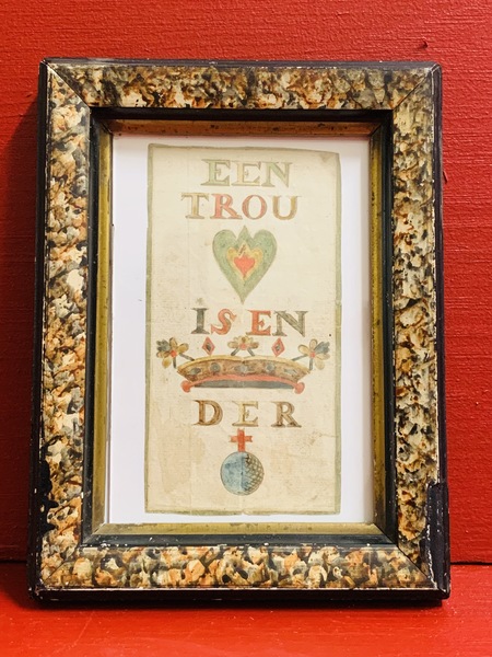 21-215 Fraktur with a religious message