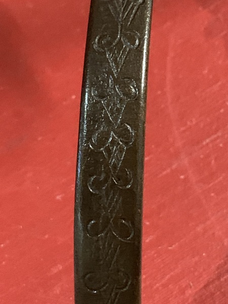 22-202.Wrought Iron pan oil/fat lamp