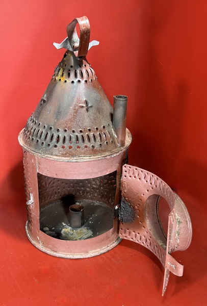 25-138 Wrought Sheet Iron Pierced “Revere” Lantern