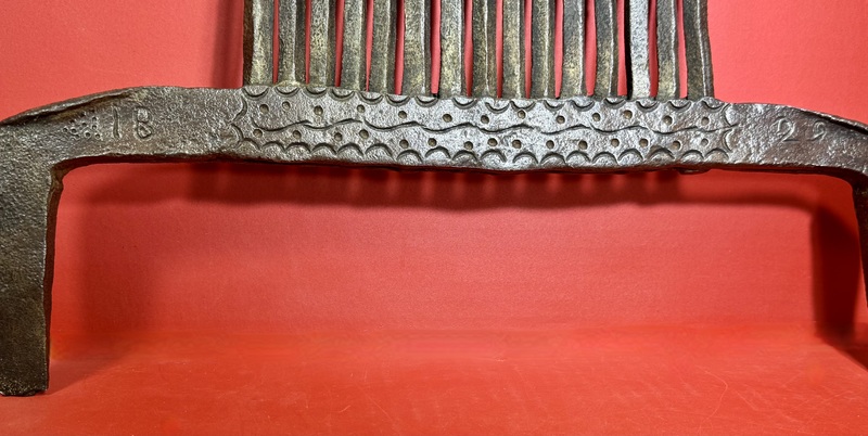 26-005 Tool Decorated Flax Seed Ripper Dated 1829