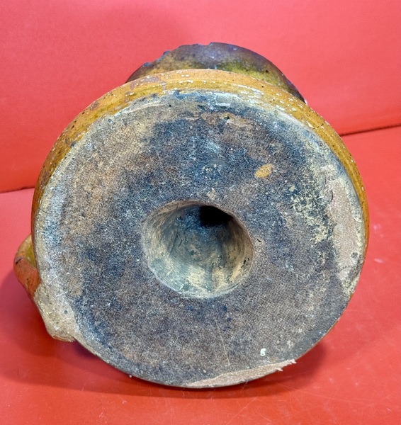 25-113. Pennsylvania Redware Fat Lamp