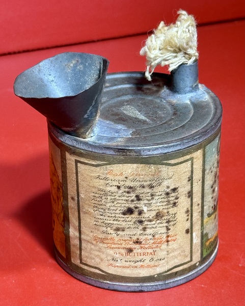 24-179. Here is a very nice Make-Do fluid lamp