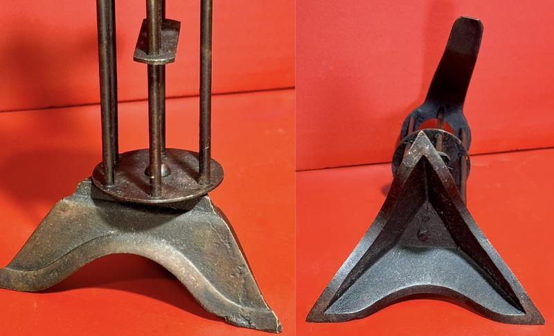 24-248. An Unusual form of Bird Cage Candlestick