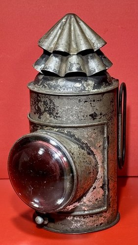 24-253. Whale Oil Lantern with Fisheye Convex Lens