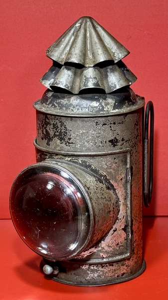 24-253. Whale Oil Lantern with Fisheye Convex Lens