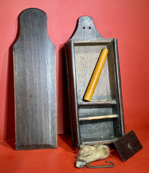 25-125. Hanging Combination Candle Box/Tinder Box