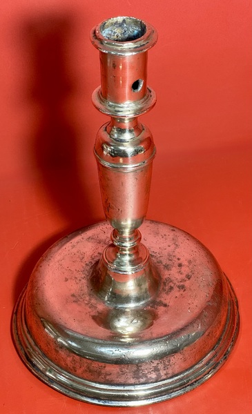 25-036. An Early Dutch BrassCandlestick ca. 1650