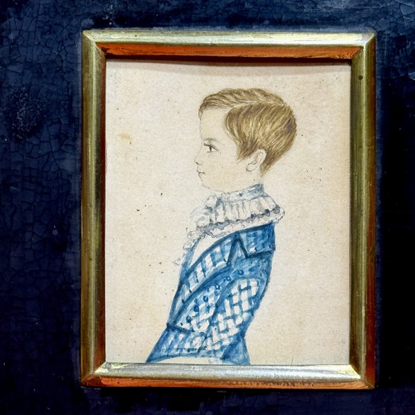 26-025 Watercolor Portrait of a Boy
