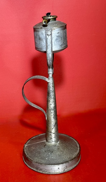 25-155 A Finely Made Pennsylvania Tin Kettle Lamp