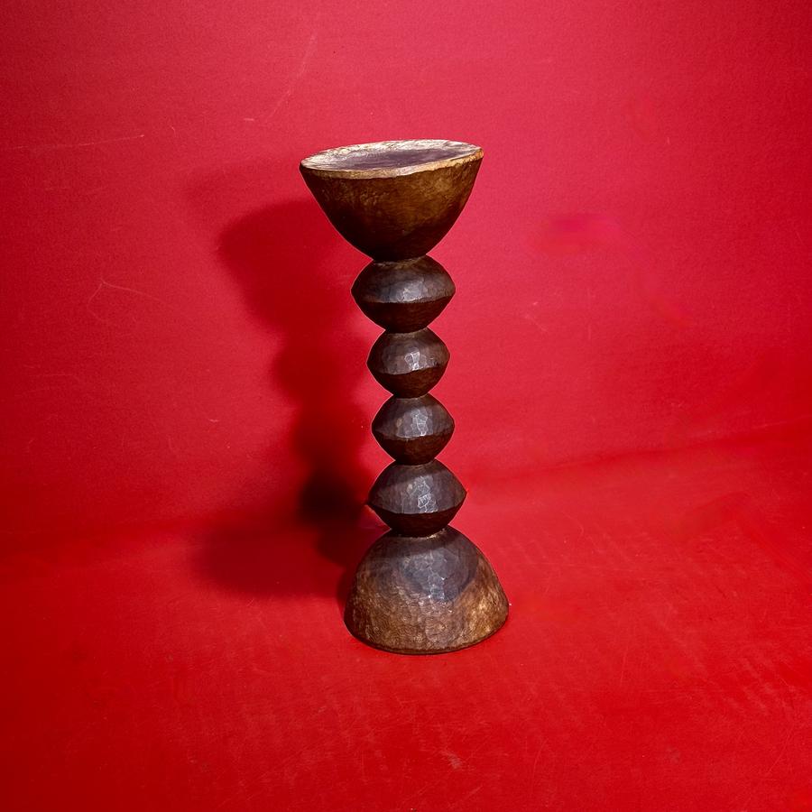 26-077. Lamp Stand of Faceted Globular Elements