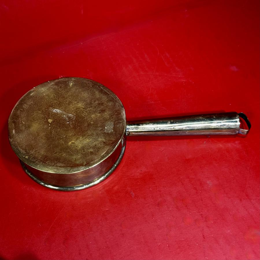 25-187 Brass Tinder Box and Candle Holder