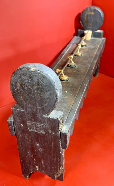 25-044 18th Century Five-Tube Candle Mold on Stand