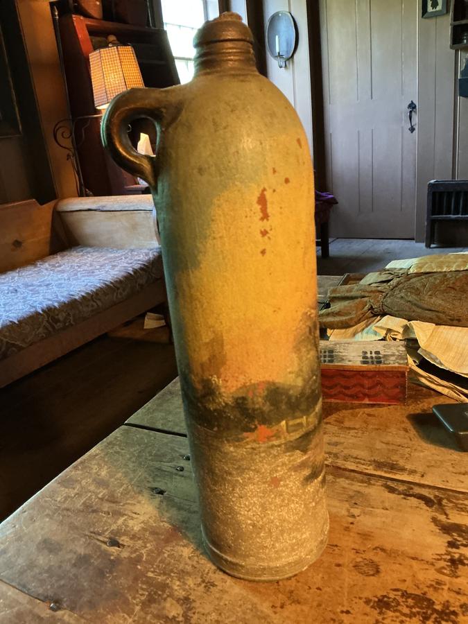 Folk Art Painted Jug