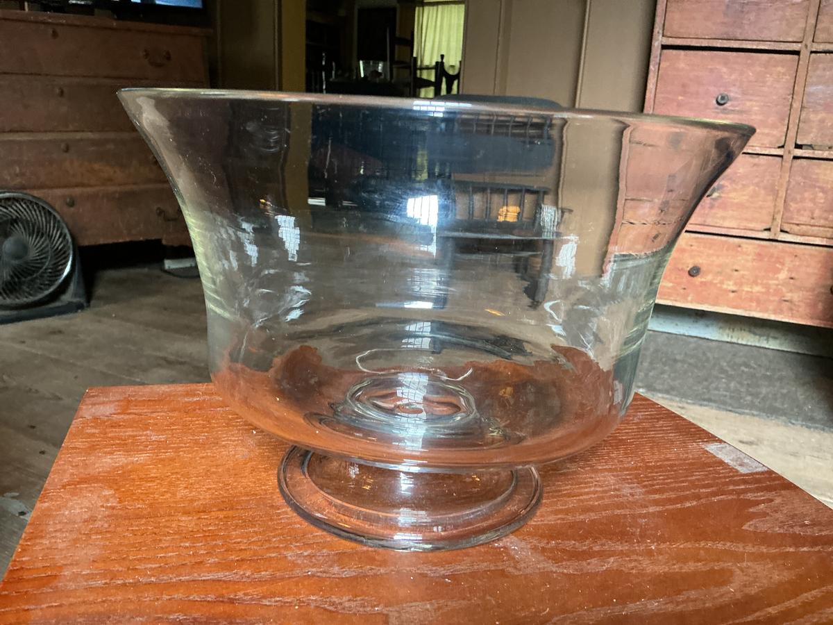 Glass Punch Bowl
