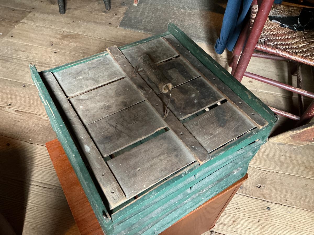 Old Green Egg Crate