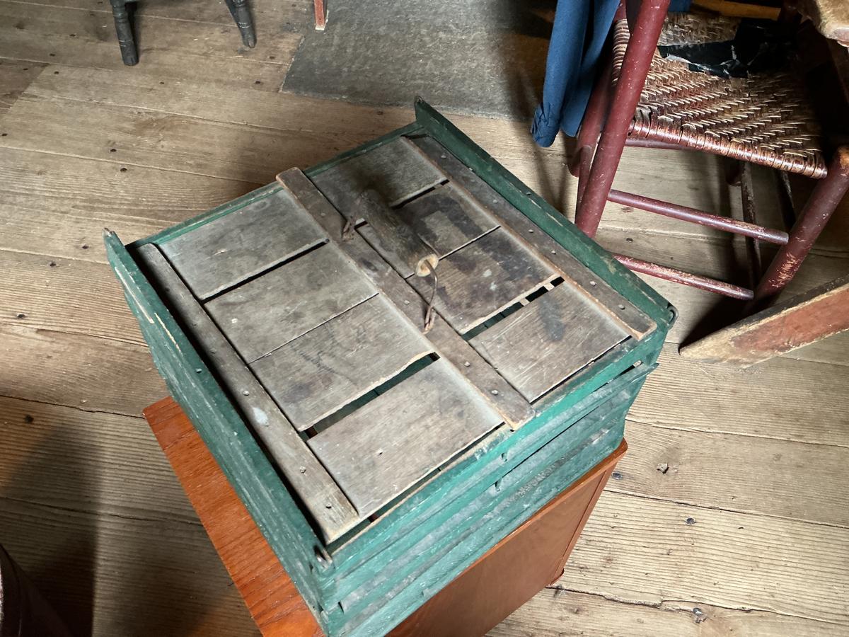 Old Green Egg Crate