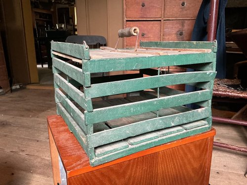 Old Green Egg Crate
