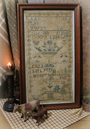 🌻Sampler Pennsylvania Signed & Dated 1840