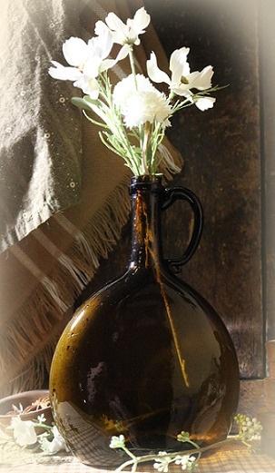 Chestnut Blown Amber Bottle