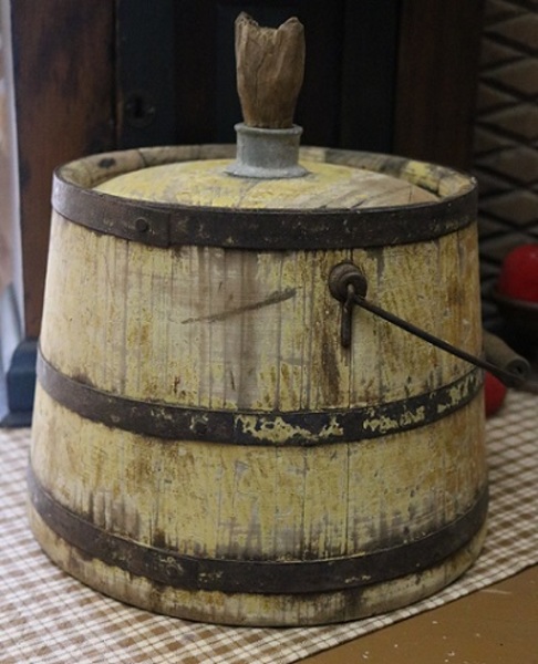 Kerosene Bucket Delightful Chrome Yellow Paint