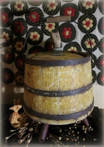 Kerosene Bucket Delightful Chrome Yellow Paint
