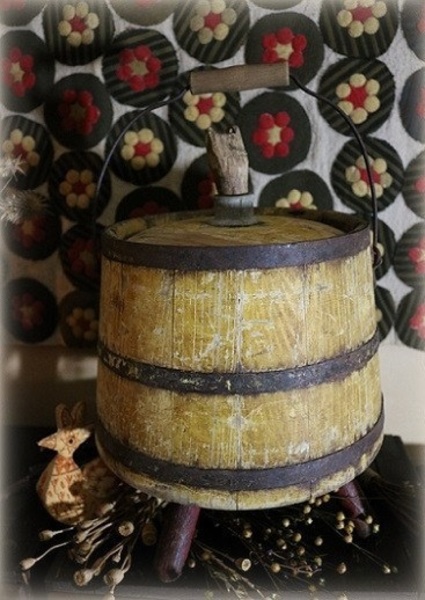Kerosene Bucket Delightful Chrome Yellow Paint