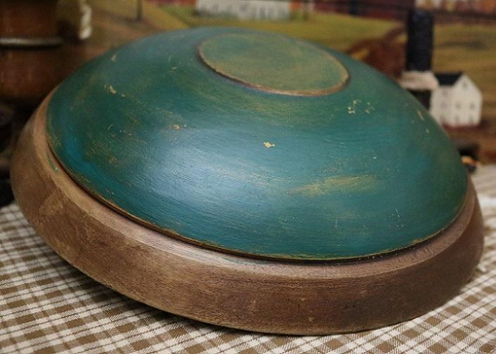 Bowl Squash Green Paint