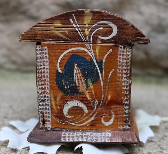 Early Miniature Swedish Trinket Box