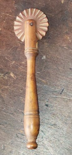 Wooden Pie Crimper