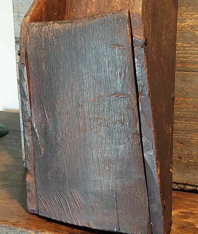 Primitive Red Hanging Candle Box