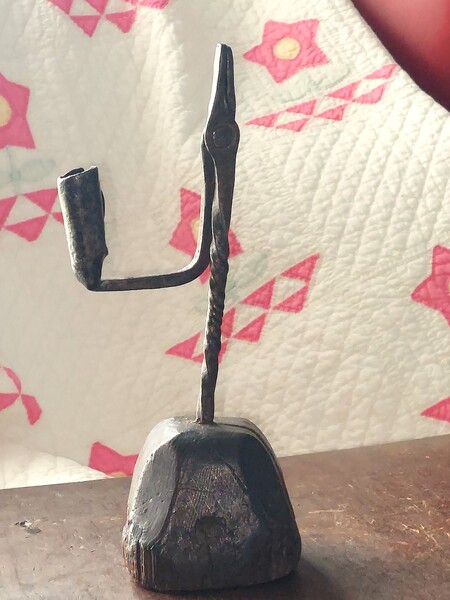 18th Century Rush Candle Holder