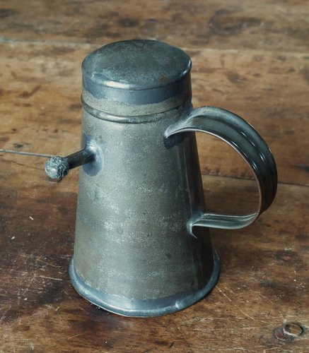 Early Primitive Tin Baby Feeder
