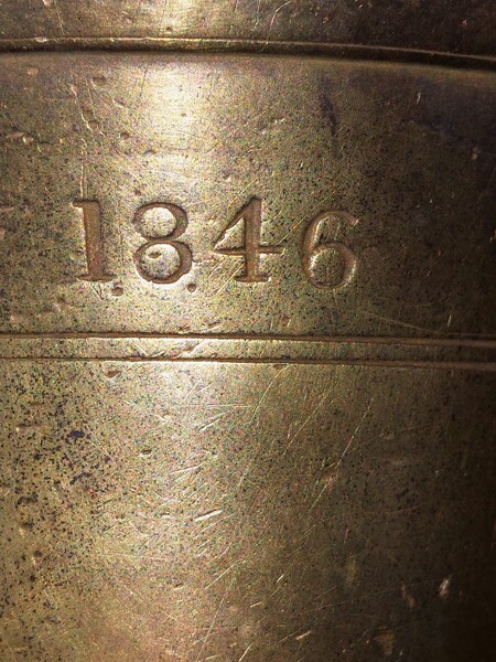 Brass Bell Dated 1846