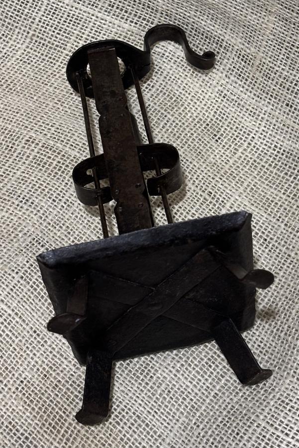 Rare Form 18th Century Birdcage Candle Holder