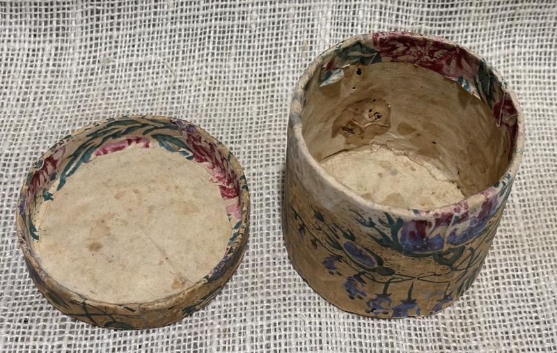 !9th Century Miniature Wallpaper Box