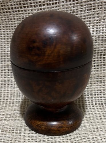 Rare Early Burl Inkwell