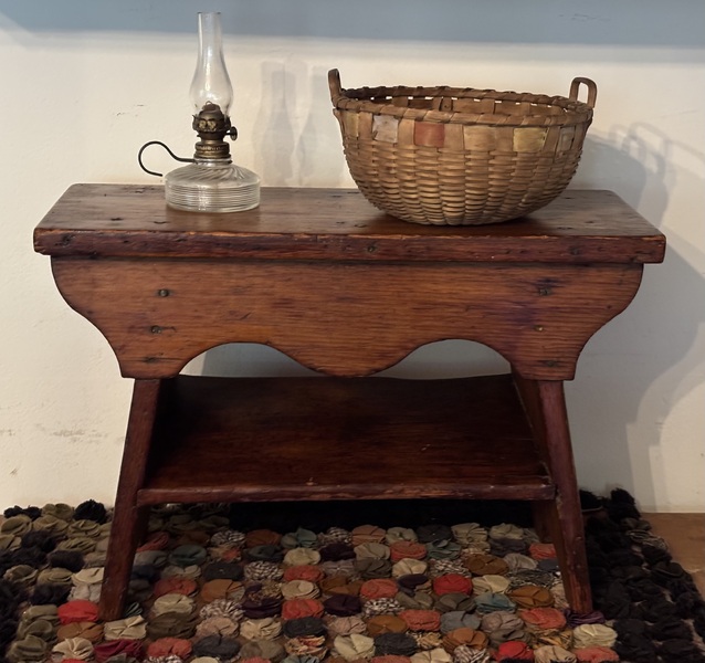 Early New England Pine Stool