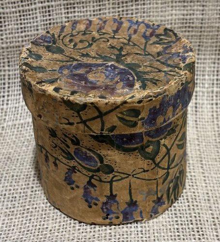 !9th Century Miniature Wallpaper Box