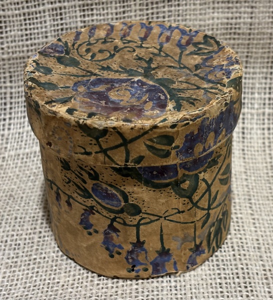 !9th Century Miniature Wallpaper Box