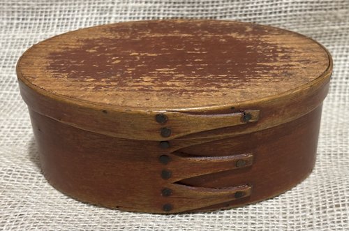 Red Painted Shaker Pantry Box