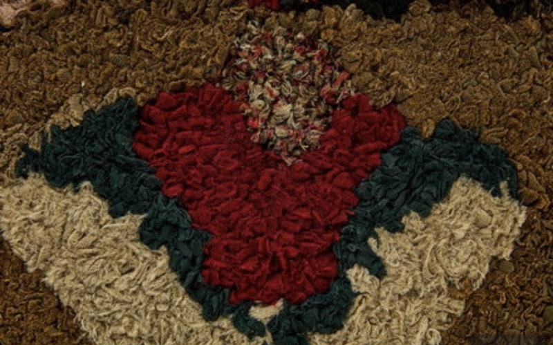 Early Hooked Rug