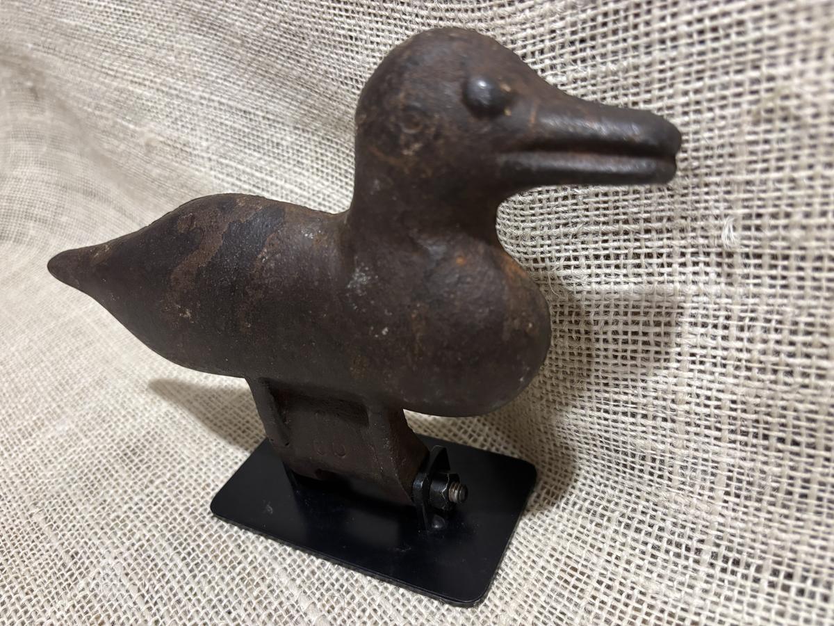 Cast Iron Duck Shooting Gallery Target