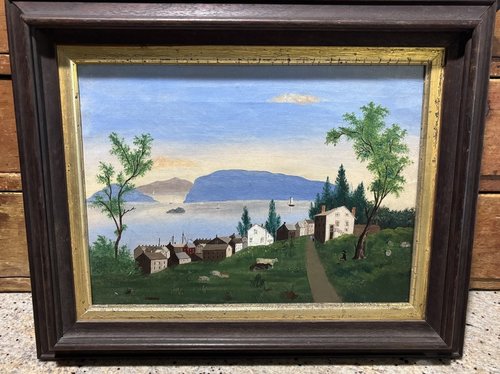 New England Folk Art Painting