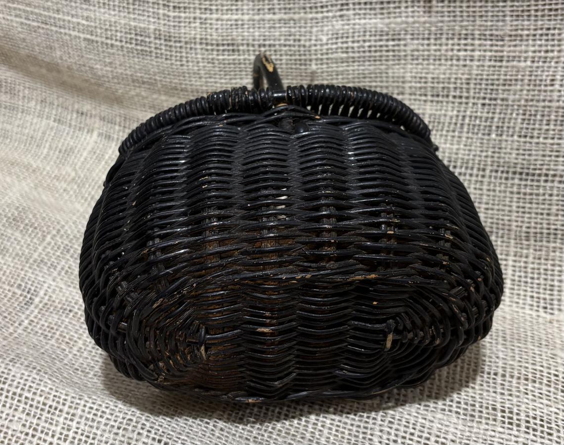 Early Painted Miniature Basket