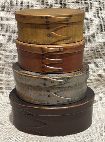 Wonderful Stack of Painted Shaker Pantry Boxes