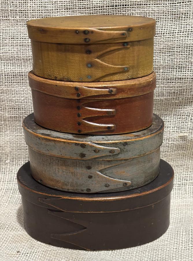 Wonderful Stack of Painted Shaker Pantry Boxes