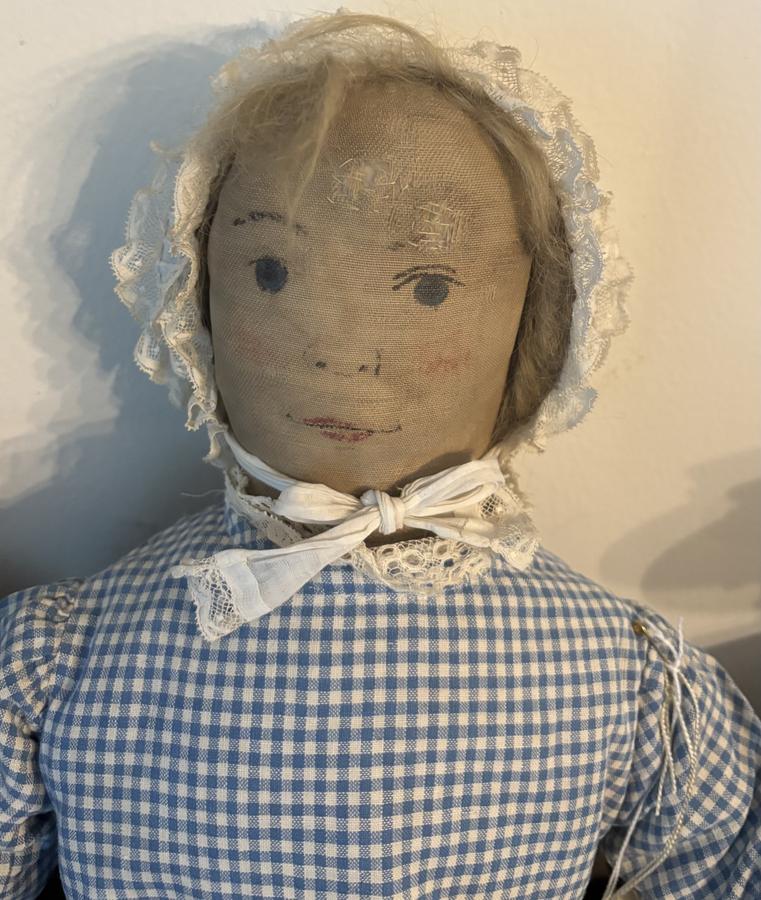 c.1890 Blue Eyed Cloth Doll