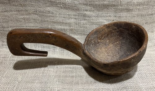 Early Apple Cider Effigy Ladle