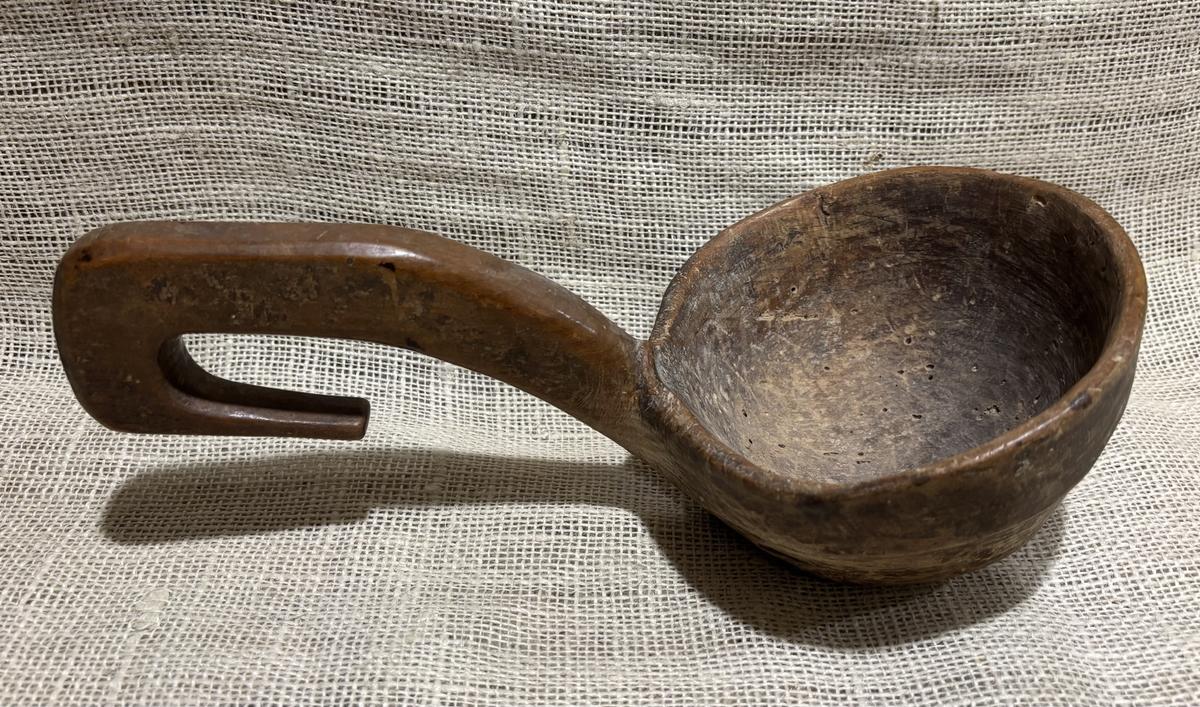 Early Apple Cider Effigy Ladle